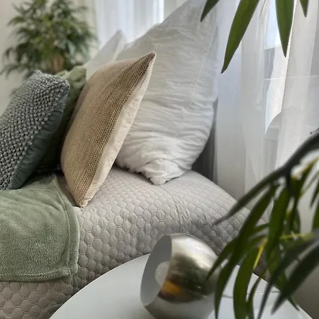 شقة Korbstadt-villa Rattan-design Mit Balkon, Garten, Arbeitsplatz, Kueche *