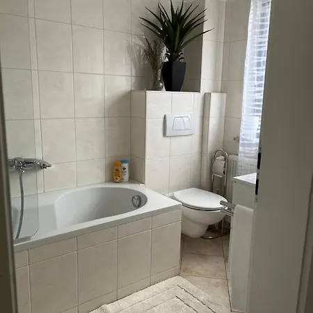 Korbstadt-villa Rattan-design Mit Balkon, Garten, Arbeitsplatz, Kueche * ليشتنفلز